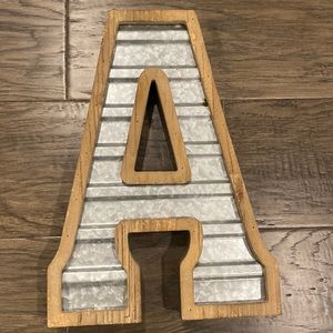 Rustic letter A